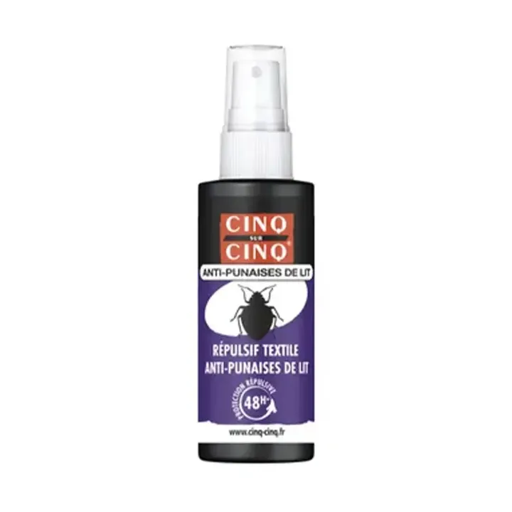 Répulsif textile anti-punaises de lit Cinq Sur Cinq - spray de 50ml
