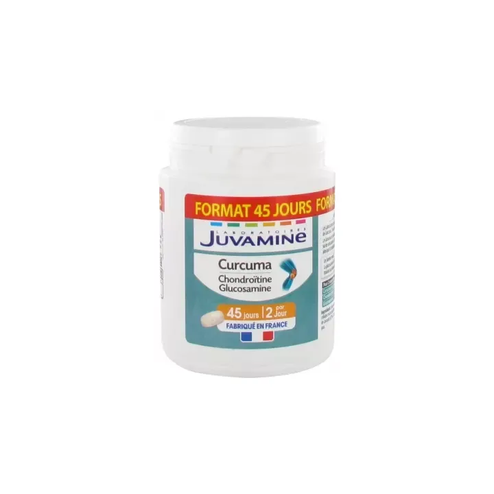 Juvamine curcuma chondroïtine glucosamine - boite de 90 comprimés