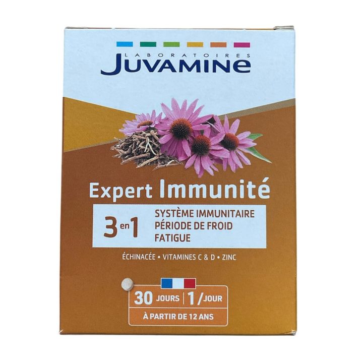 Expert Immunité 3en1 Juvamine - boite de 30 comprimés