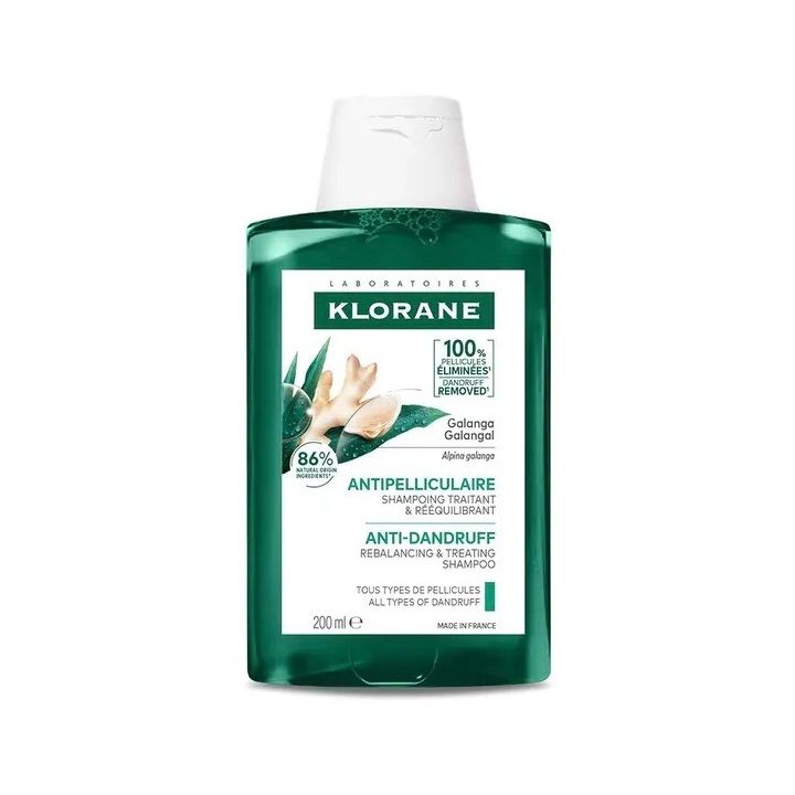 Shampoing antipelliculaire traitant et rééquilibrant Klorane - flacon de 200ml