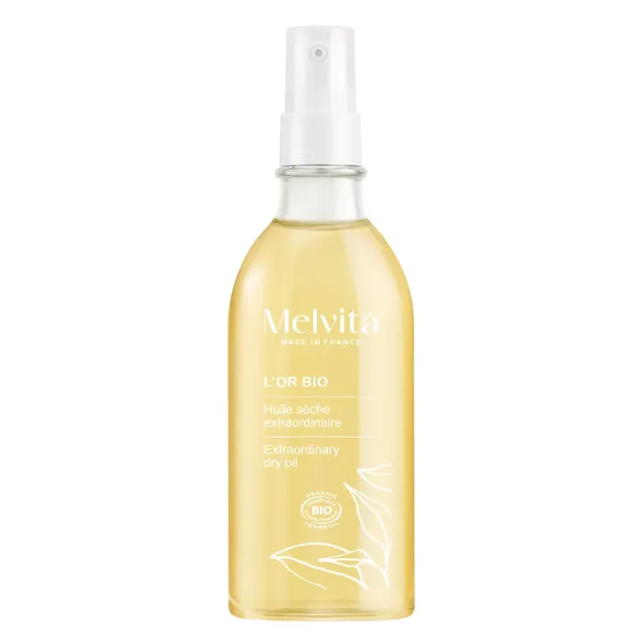 L'or bio huile sèche extraordinaire Melvita - flacon de 100ml