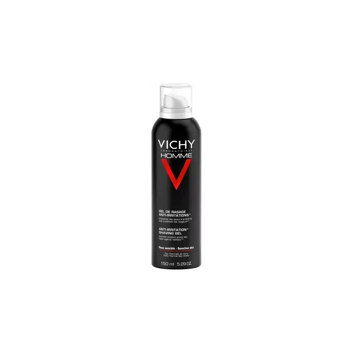 Gel de rasage peau sensible Vichy Homme - flacon de 150ml