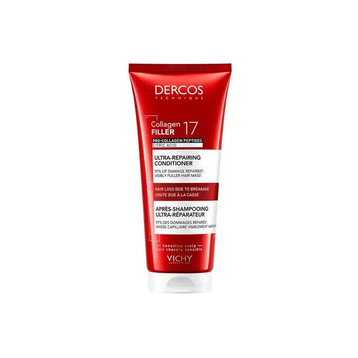 Dercos Collagen 17 filler après-shampooing ultra-réparateur Vichy - tube de 200ml
