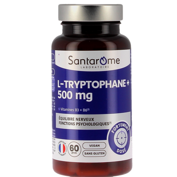 L-Tryptophane+ 500mg Santarome - pot de 60 gélules