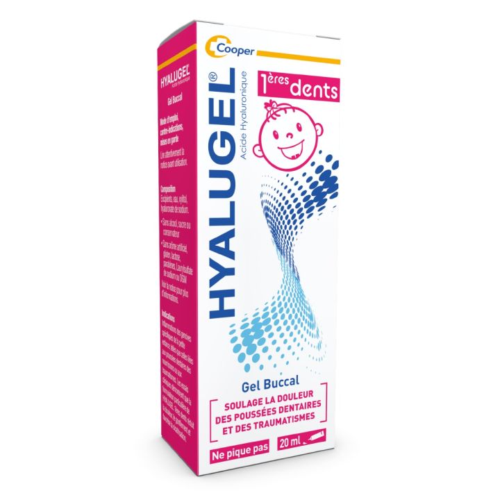 Hyalugel gel buccal 1ère dents - tube de 20 ml