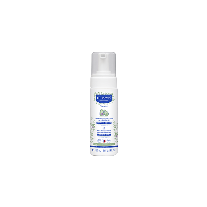 Shampooing mousse nourrisson Mustela - flacon de 150 ml