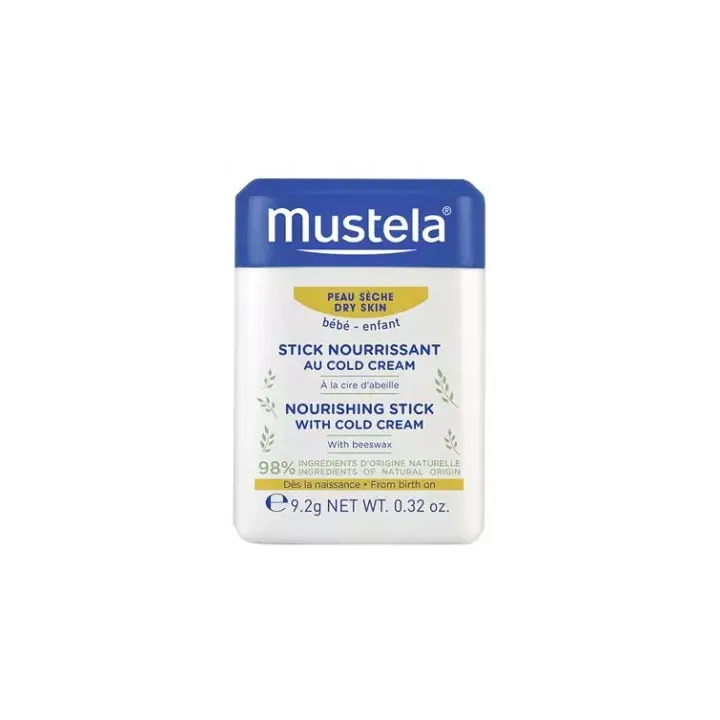 Stick nourissant au cold cream Mustela - stick de 9,2g