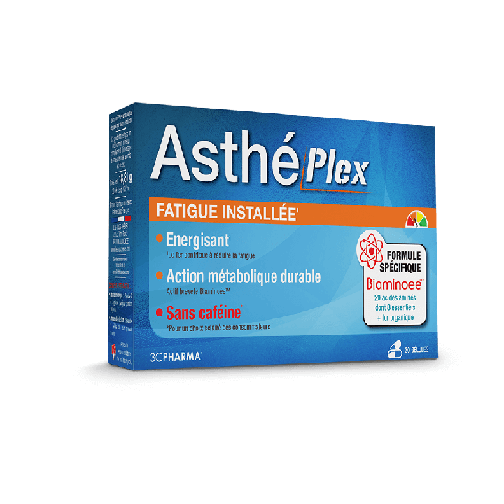 Astheplex fatigue installée 3C Pharma - boîte de 30 gélules
