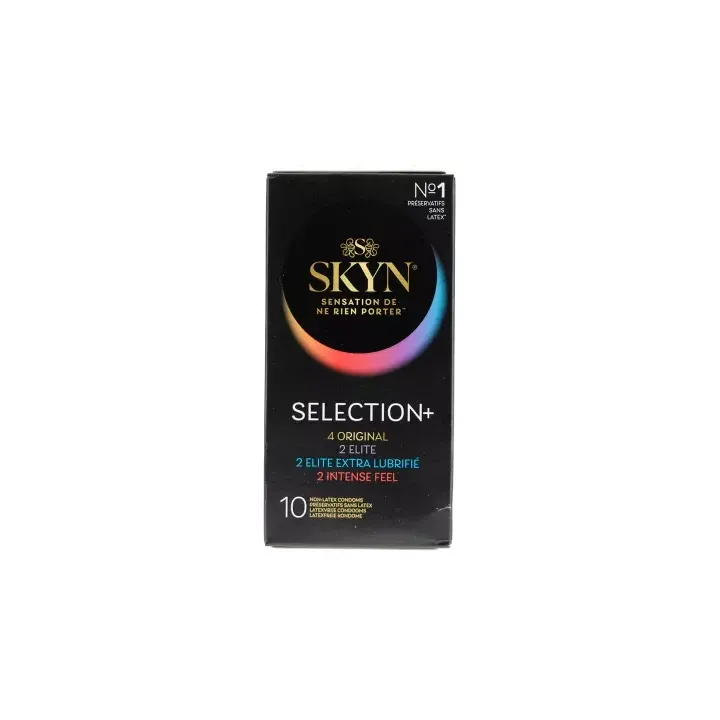 Préservatifs Skyn sélection+ Manix - boîte de 10 préservatifs