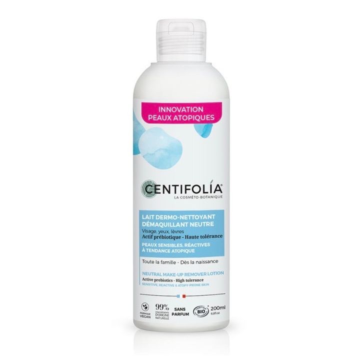 *GPT*Lait dermo-nettoyant démaquillant neutre Centifolia - flacon de 200ml