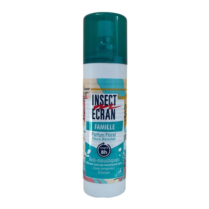 Spray répulsif anti-moustiques famille parfum floral Insect Ecran - spray de 100ml