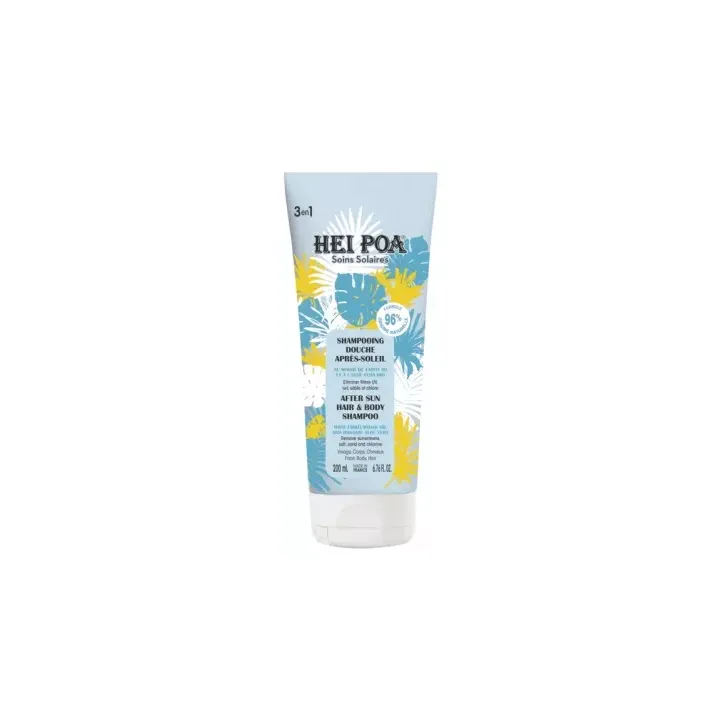 Shampooing douche après-soleil 3en1 Hei Poa - tube de 200ml