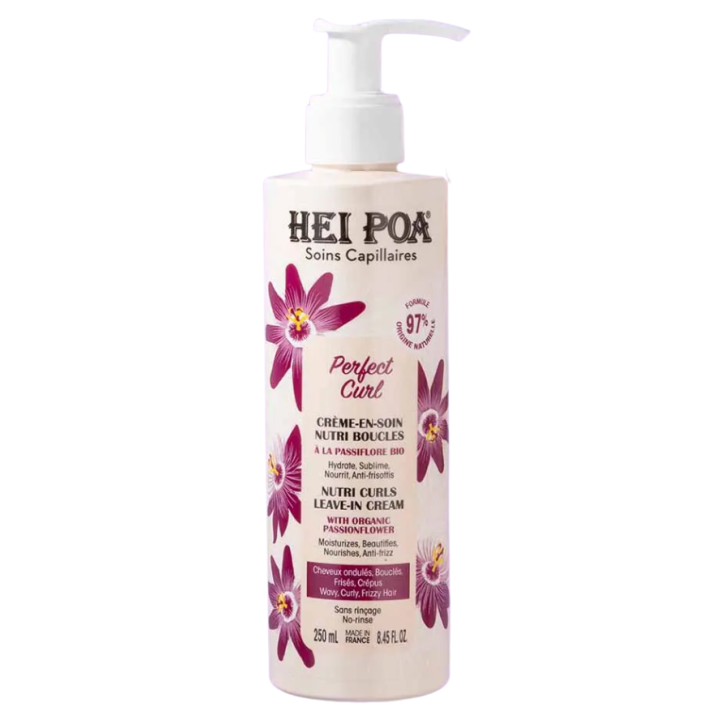 *GPT*Perfect Curl crème en soin nutri boucles Hei Poa - flacon-pompe de 250ml