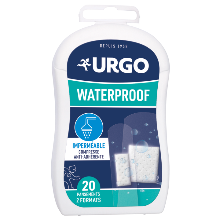 Pansements Waterproof Urgo - boîte de 20 pansements 2 formats