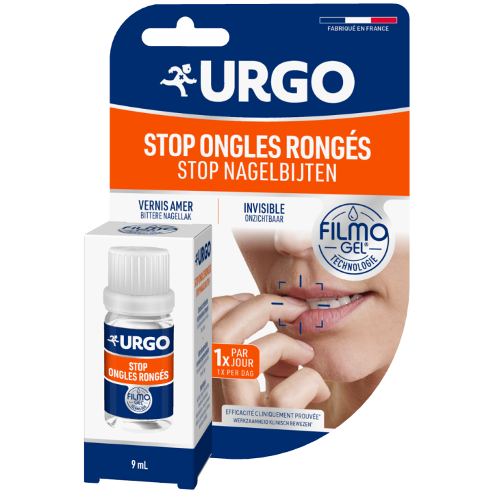 Filmogel stop ongles rongés Urgo - flacon de 9 ml