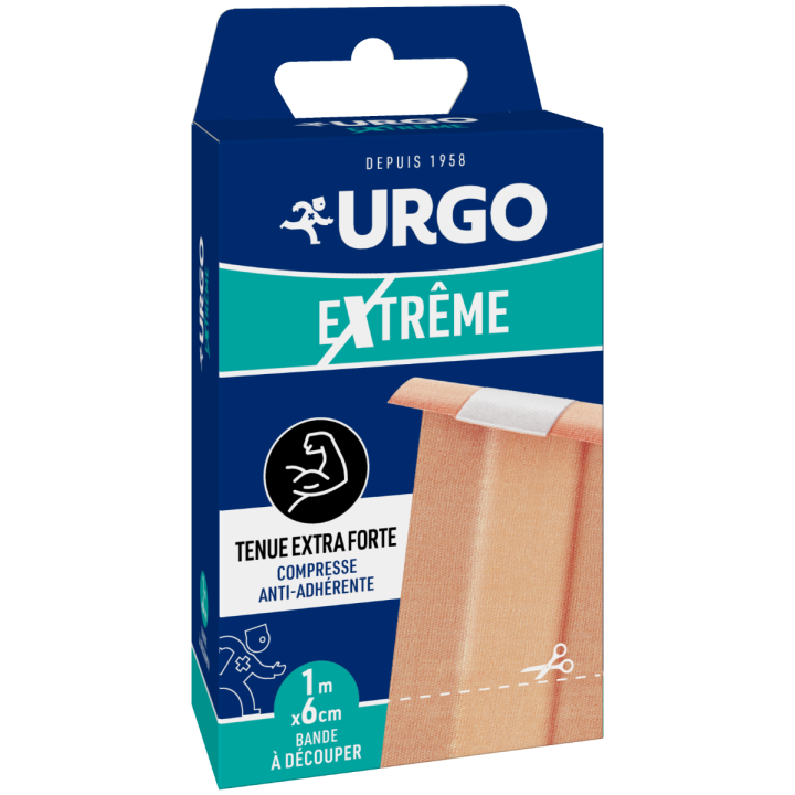 Pansements Extrême Urgo - boîte d'une bande à découper de 6cmx1m