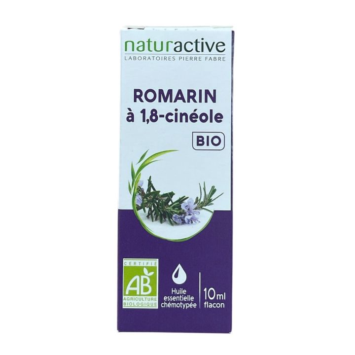 Huile essentielle Romarin à 1,8-cinéol bio Naturactive - flacon de 10ml