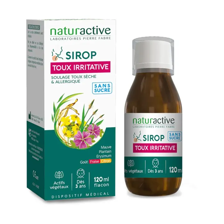 Sirop toux irritative Naturactive - flacon de 120ml