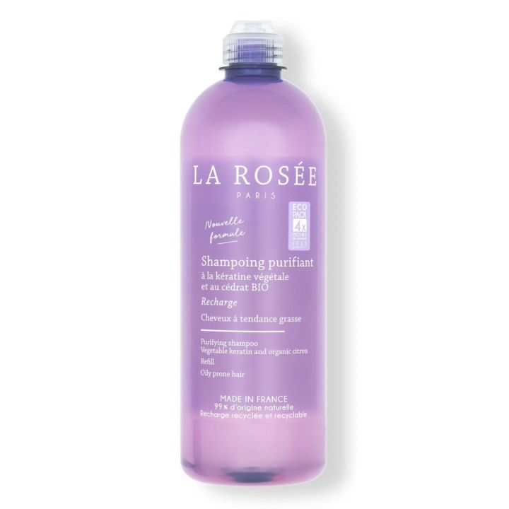 Recharge shampoing purifiant La Rosée - recharge de 400ml
