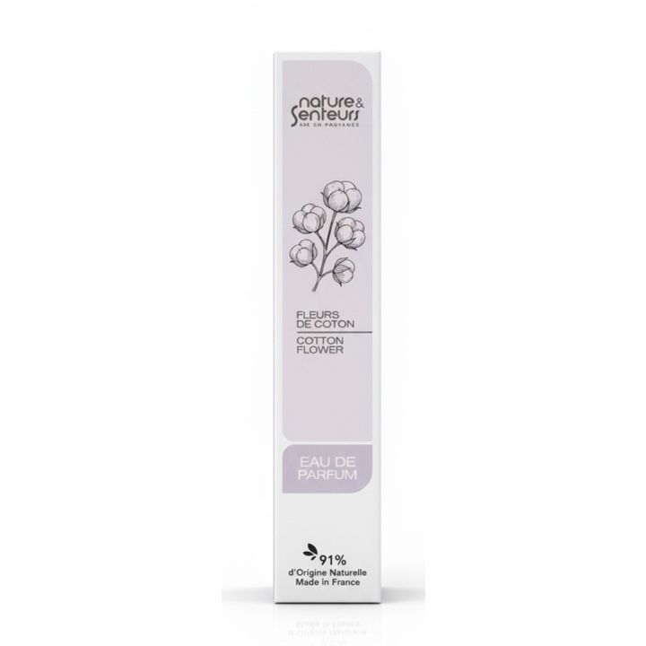 Eau de parfum fleurs de coton Nature & Senteurs - spray de 15ml