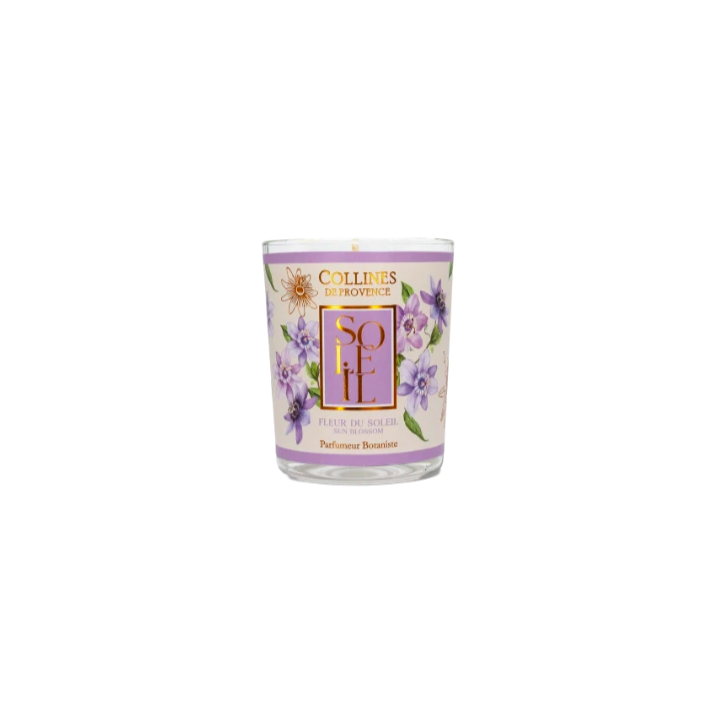 Bougie parfumée Fleur du soleil Collines de Provence - pot de 180g
