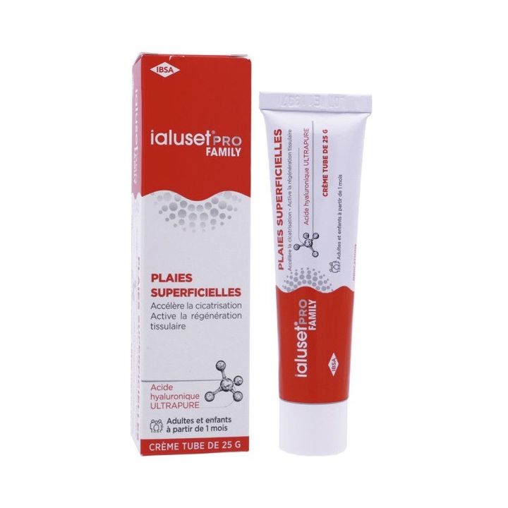 Crème Cicatrisante Ialuset Pro Family - tube de 25g