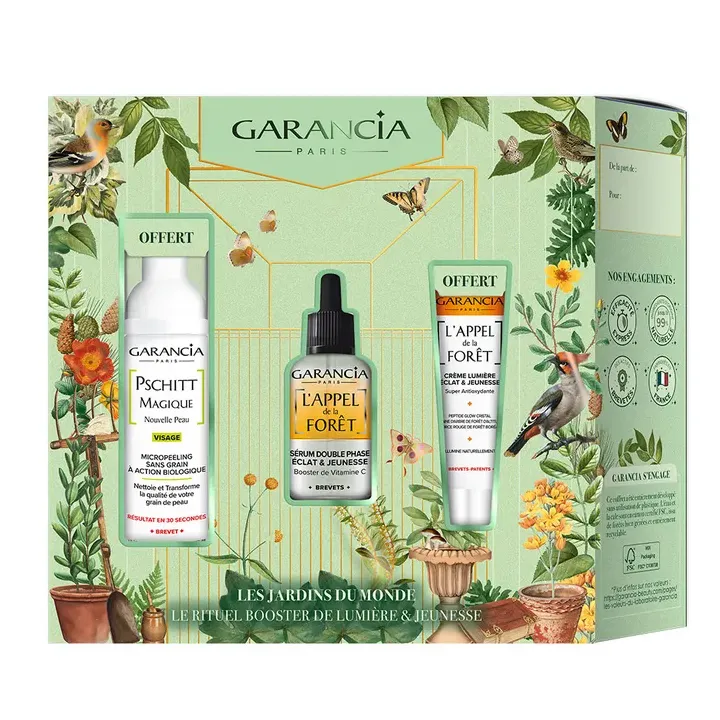 Coffret Les Jardins du Monde L'appel de la forêt Garancia - coffret de 3 produits dont 2 offerts