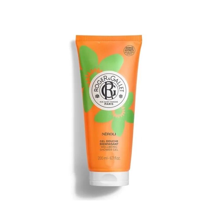 Gel douche bienfaisant Néroli Roger & Gallet - tube de 200ml
