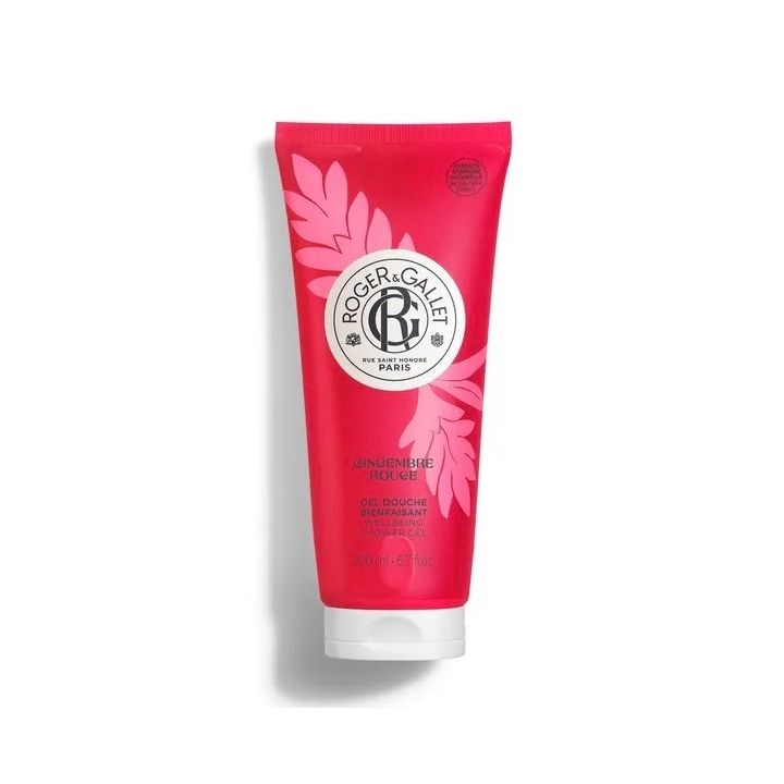 Gel douche bienfaisant Gingembre rouge Roger & Gallet - tube de 200ml