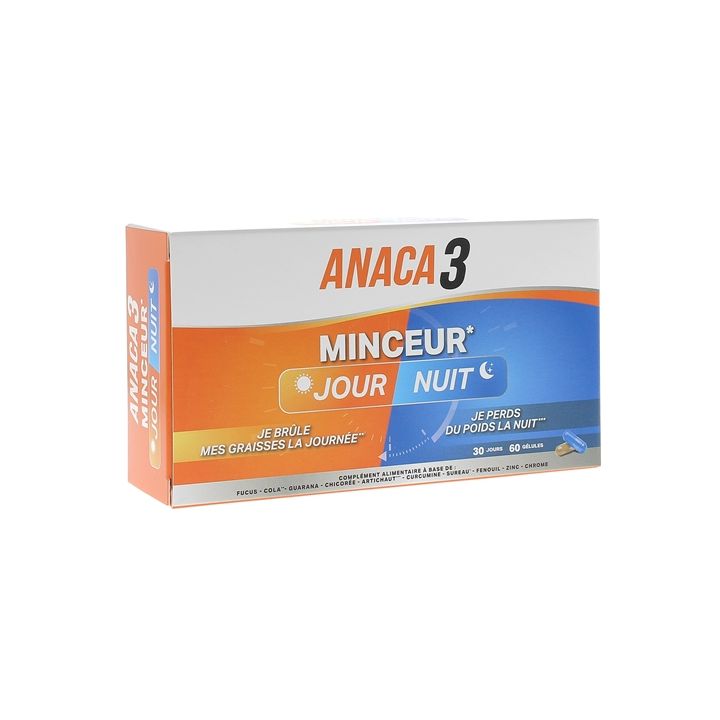 Minceur jour/nuit Anaca3 - boîte de 60 gélules