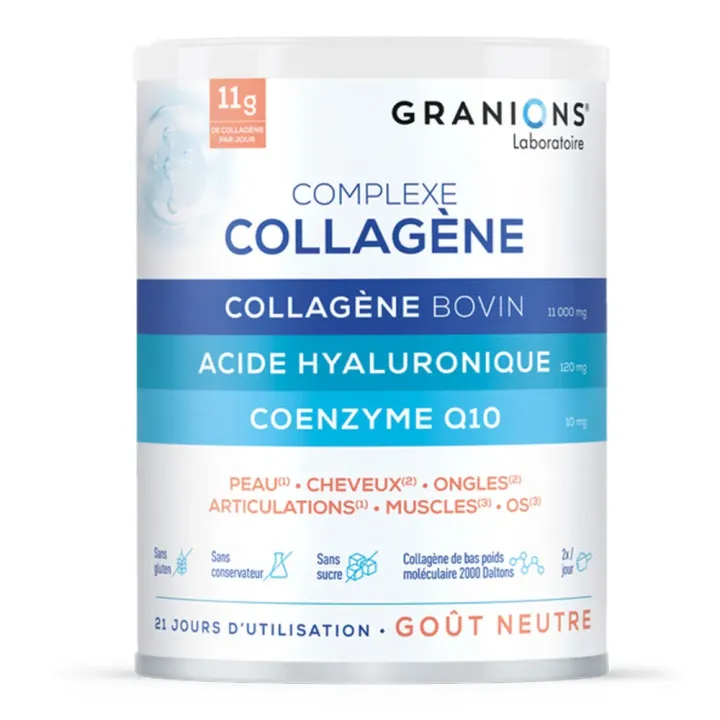 Complexe Collagène Bovin 242g Granions - pot de 242g