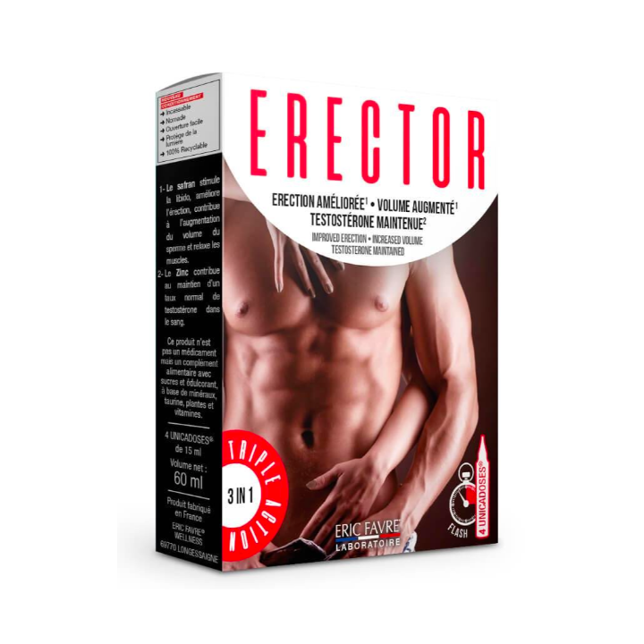 Erector Triple action Eric favre - boîte de 4 monodoses