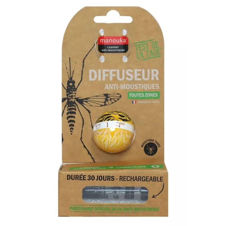 Diffuseur anti-moustiques toutes zones Manouka - 1 diffuseur