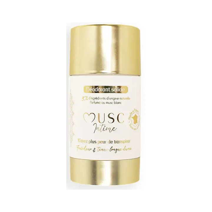 Déodorant naturel au monoï la rayonnante Musc Intime - roll-on de 50g