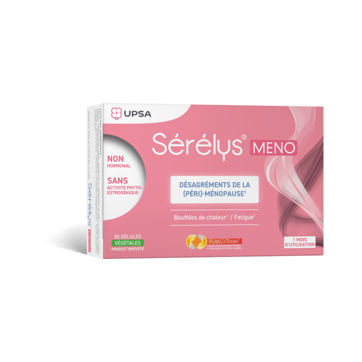 Sérélys meno désagréments de la (péri)-ménopause - boite de 30 comprimés