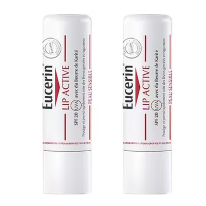 Offre spéciale soin actif lèvres Eucerin - lot de 2 sticks de 4,8g