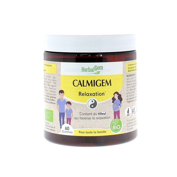 Gummies Calmigem relaxation Herbalgem - pot de 60 gummies