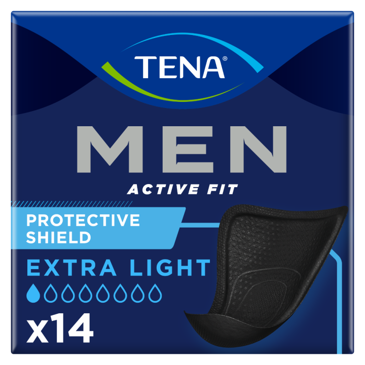 Protection discrète pertes très légères Extra-light Tena Men - boîte de 14 protections