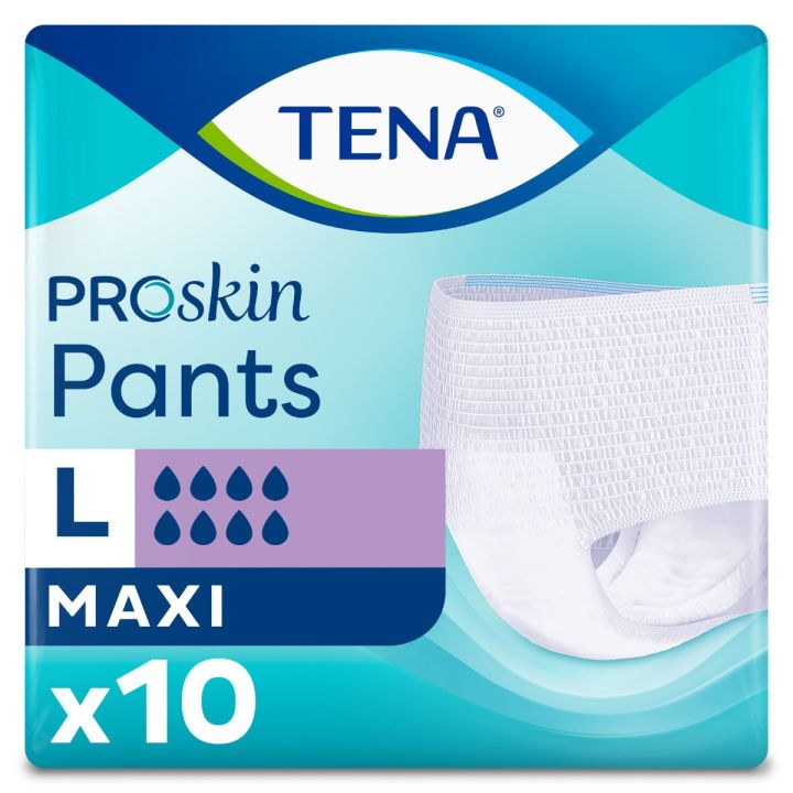 ProSkin Pants slips absorbants maxi L Tena - paquet de 10 protections 