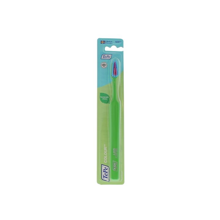 Brosse à dents Colour souple TePe - une brosse à dents - Vert