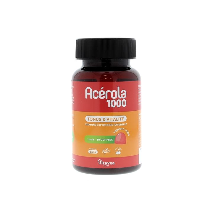 Acérola 1000 Vitavea - pot de 30 gummies