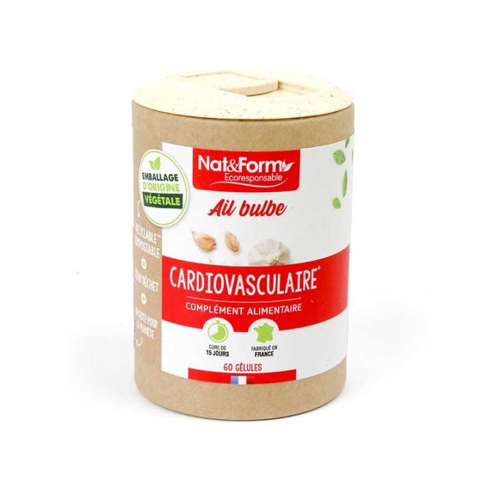 Ail bulbe Ecoresponsable Nat&Form - Boite de 60 gélules
