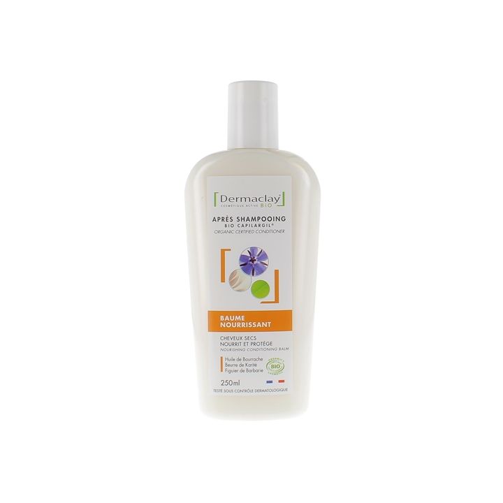 Après shampooing baume nourrissant Dermaclay - flacon de 250 ml