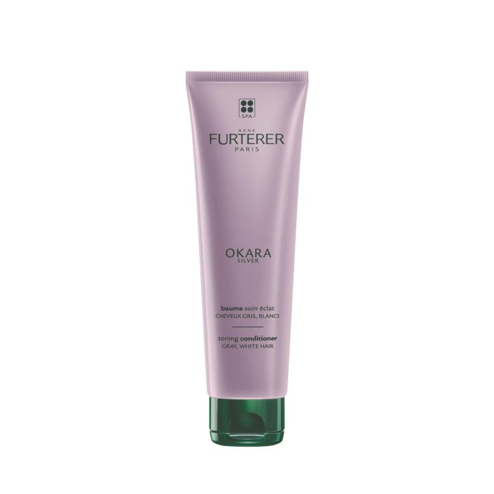 Okara Silver Baume soin éclat cheveux blancs et gris René Furterer - tube de 150 ml