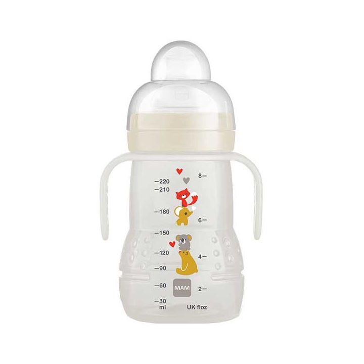 Biberon de transition 4 mois + Mam - biberon de 220 ml