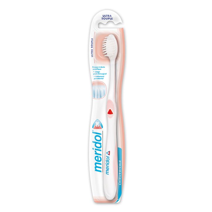 Brosse à dents chirurgicale ultra souple Méridol - 1 brosse à dents