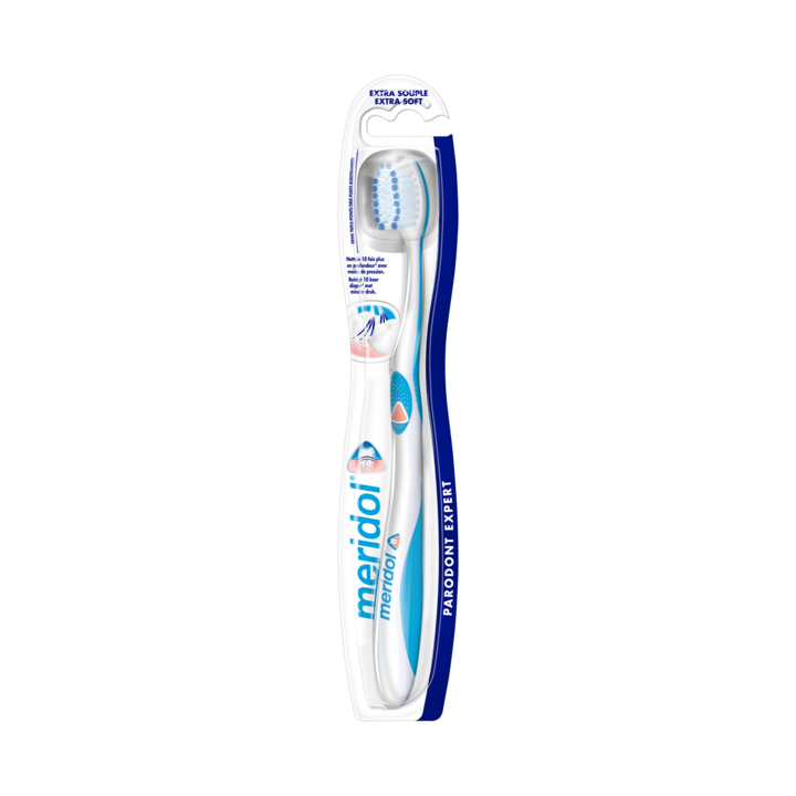Brosse à dents extra souple Parodont expert Meridol - 1 brosse à dents