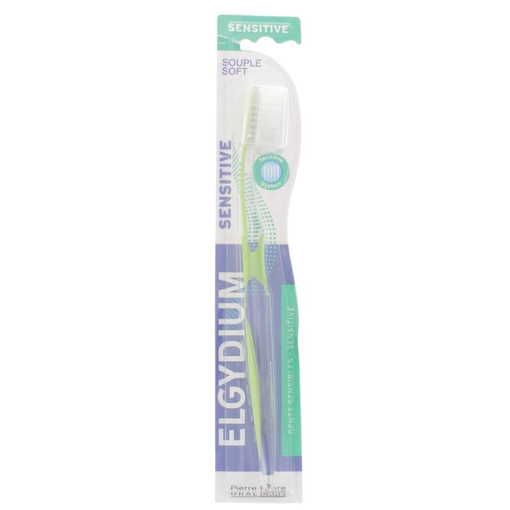 Brosse dents manche flexible Elgydium Sensitive - 1 brosse à dents