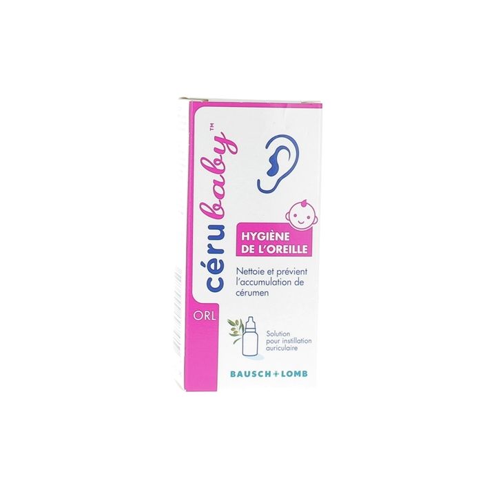 Cerubaby Solution auriculaire bébé Bausch Lomb - flacon de 15ml