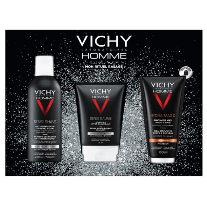 Coffret Mon rituel rasage homme Vichy - coffret de 3 produits